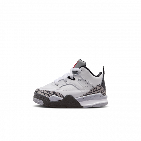 Air Jordan Son Of Mars TD 'White Black Cement Grey Gym Red' | Infant Size 4 - IR0530-101