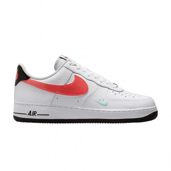 Nike Air Force 1 Low Patent Leather 'Smiley Face' | White | Men's Size 13 - IR0608-100