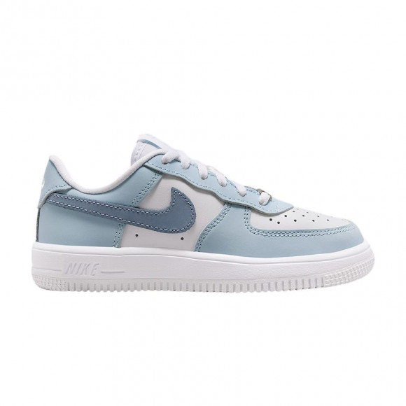 Nike Force 1 Low PS 'Light Armory Blue White Metallic Silver Ashen Slate' | Kid's Size 13 - IR1480-440