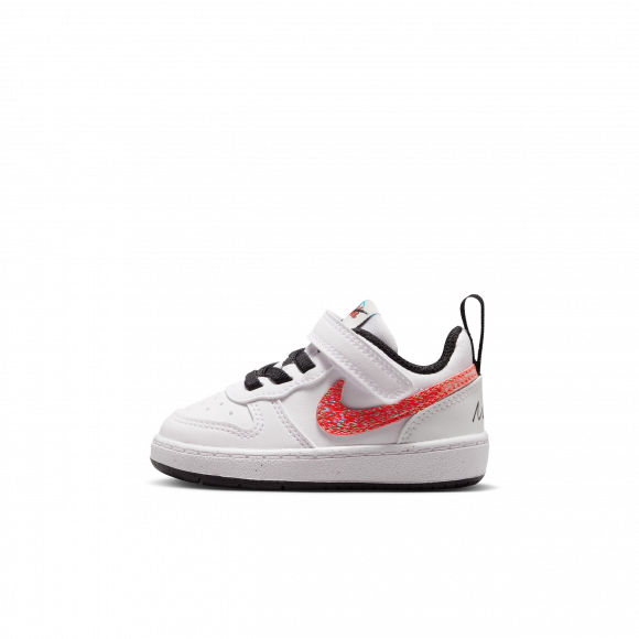 Nike Court Borough Low TD 'White Picante Red' | Infant Size 4 - IR1528-100