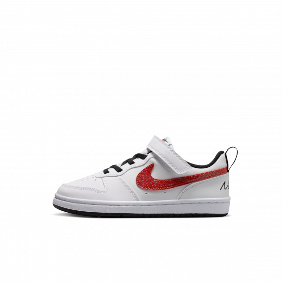 Chaussure Nike Court Borough Low pour enfant - Blanc - IR1529-100
