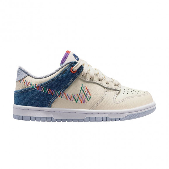 Nike Dunk Low GS 'Soft Pearl Blue Denim' | Cream | Kid's Size 5.5 - IR1825-022