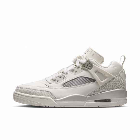 Jordan Spizike Low Swan Wolf Grey (Women's) - IR1836-101