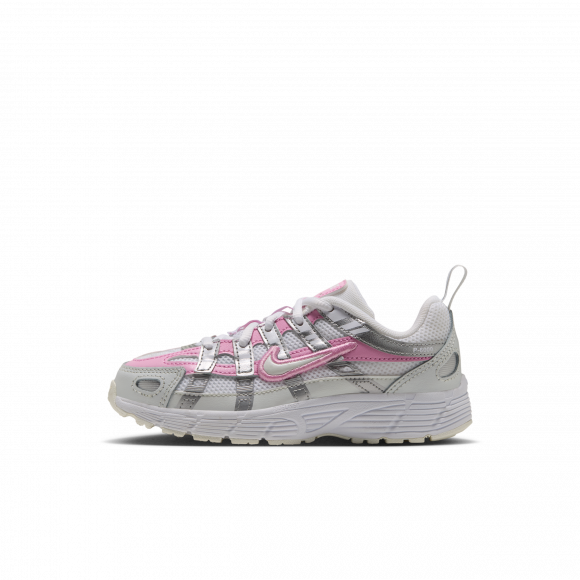 Nike P-6000 PS 'White Pink Rise Off White Off White' | Kid's Size 3 - IR2303-106