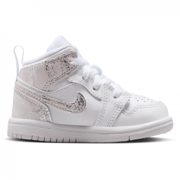 Air Jordan 1 Mid SE TD 'White Field Silver' | Men's Size 4 - IR2316-100