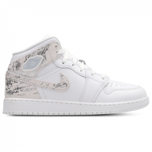 Jordan Aj1 Mid - Sneakers Enfant - Blanc - Pointure 36 - Cuir - IR2320-100