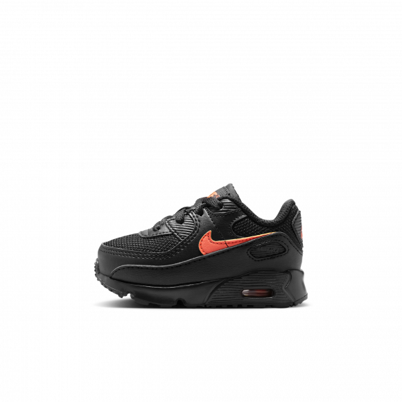 Nike Air Max 90 TD 'Black Turf Orange' | Infant Size 8 - IR2964-004