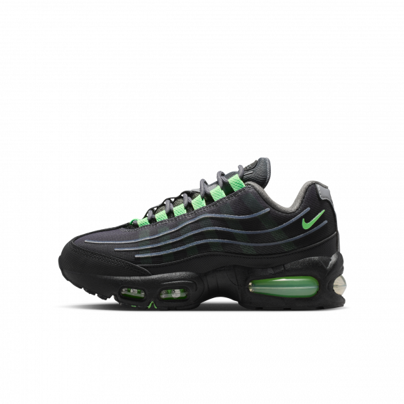Nike Air Max 95 "Big Bubble" Tech-sko til større børn - grå - IR4602-004