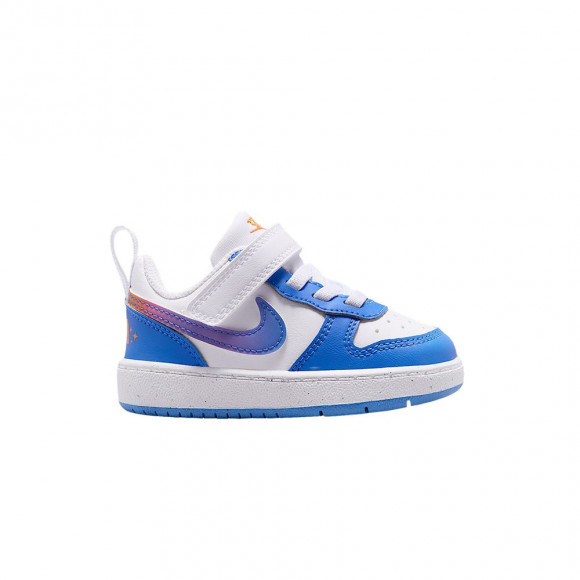 Nike Court Borough Low TD 'White Bright Violet' | Infant Size 5 - IR5461-101