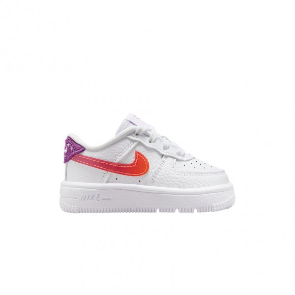 Nike Force 1 Low TD 'White Turf Orange Bright Violet' | Infant Size 7 - IR5465-100