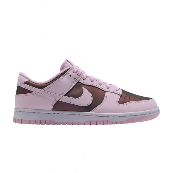 Nike Wmns Dunk Low SE Iridescent 'Pink Foam White Pink Foam' | Women's Size 10.5 - IR5590-600