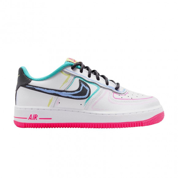 Nike Air Force 1 Low GS 'White Hyper Pink Dusty Cactus Anthracite' | Kid's Size 4 - IU3252-100