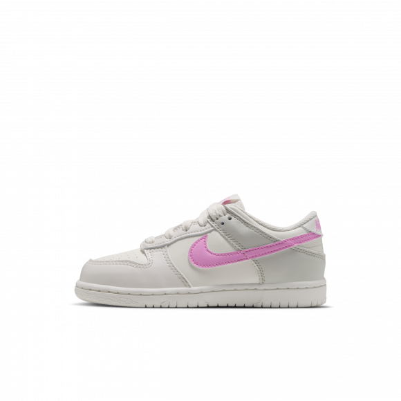 Nike Dunk Low-sko til mindre børn - hvid - IU7765-105