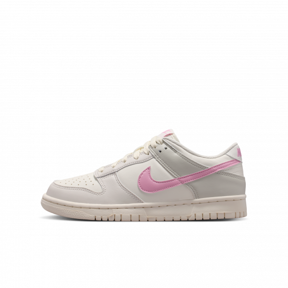 Nike Dunk Low-sko til større børn - hvid - IU7766-105