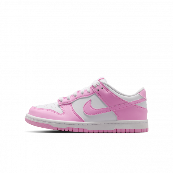 Nike Dunk Low-sko til større børn - hvid - IU7766-125