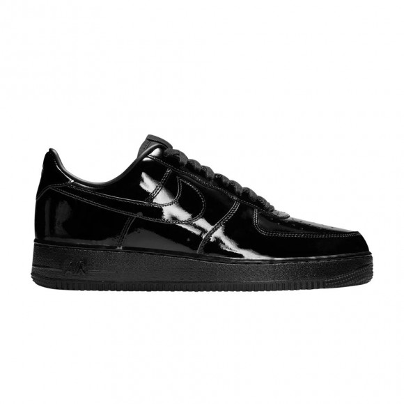 Nike Air Force 1 Low Patent Leather Premium 'Black' | Men's Size 12 - IV2857-010