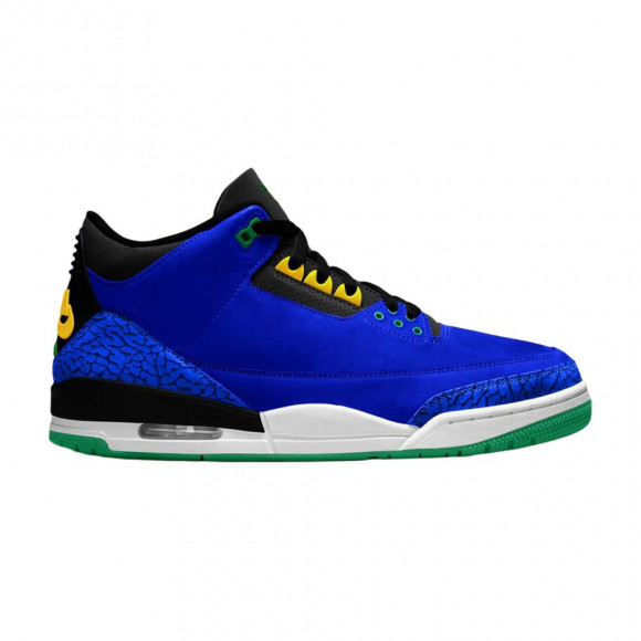 Air Jordan 3 Retro 'Brazil' | Blue | Men's Size 10.5 - IV4871-400