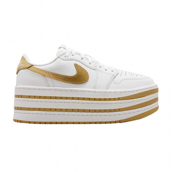 Air Jordan Wmns 1 Triple Stack SE 'White Metallic Gold' | Women's Size 7.5 - IV5090-100