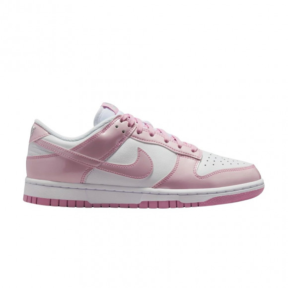 Nike Wmns Dunk Low SE 'Patent - White Pink Rise' | Women's Size 10.5 - IV5104-100