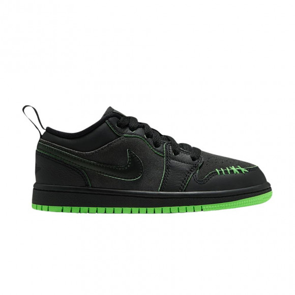Air Jordan 1 Low SE PS 'Black Scream Green' | Kid's Size 12 - IV5265-001