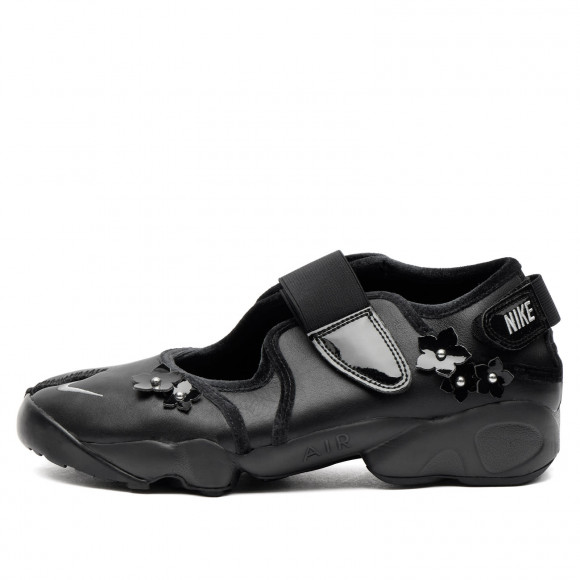 Nike Women's W Air Rift Leather Sneaker Black/Metallic Silver/Wolf Grey - IV5682-001