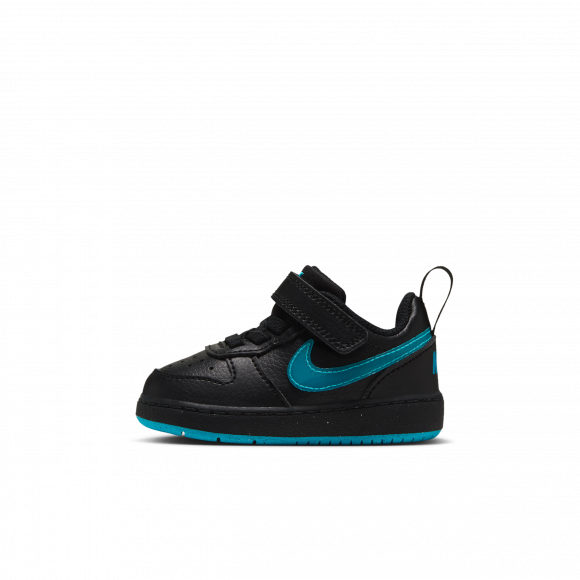 Nike Court Borough Low TD 'Black Light Current Blue' | Infant Size 10 - IV5821-023