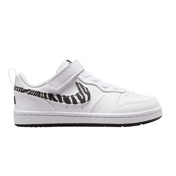 Nike Court Borough Low PS 'White Black' | Kid's Size 10.5 - IV5951-100