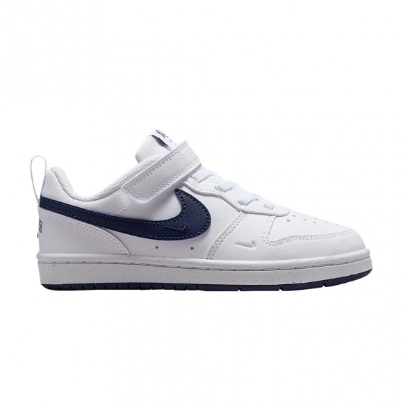 Nike Court Borough Low PS 'White Midnight Navy' | Kid's Size 13.5 - IV5963-100