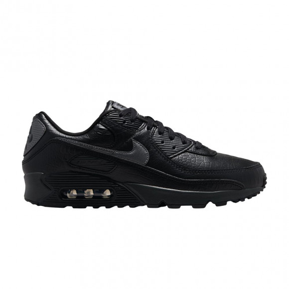 Nike Air Max 90 Premium 'Black Anthracite Metallic Dark Grey' | Men's Size 6 - IV6309-010
