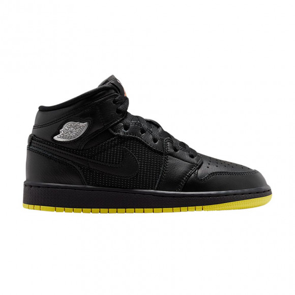 Air Jordan 1 Mid SE GS 'Black Opti Yellow' | Kid's Size 4 - IV6811-001