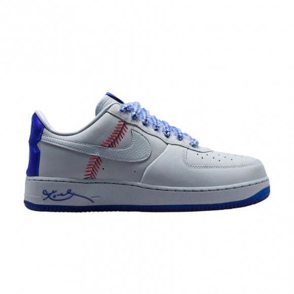 Kobe Bryant x Nike Air Force 1 Low Protro GS 'Dodgers' | Grey | Kid's Size 5.5 - IW2222-001