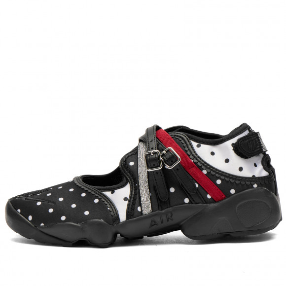 Nike Women's W Air Rift Sneaker in Black/Metallic Silver/University Red - IW2344-001