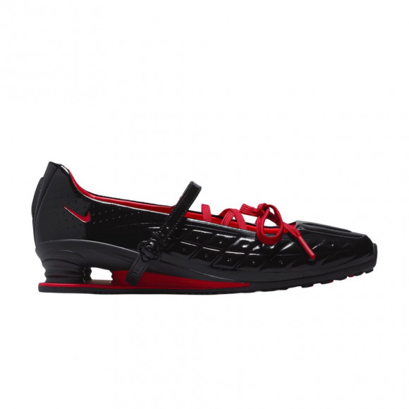 LABELHOOD x Nike Wmns Shox Z Calistra 'Black University Red' | Women's Size 7.5 - IW7881-001