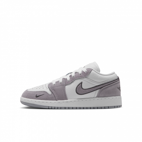 Air Jordan 1 Low SE-sko til større børn - hvid - IX3960-100