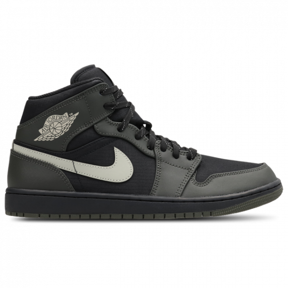 Nike Air Jordan 1 Mid Utility Men's Shoes - Black - IX6982-001