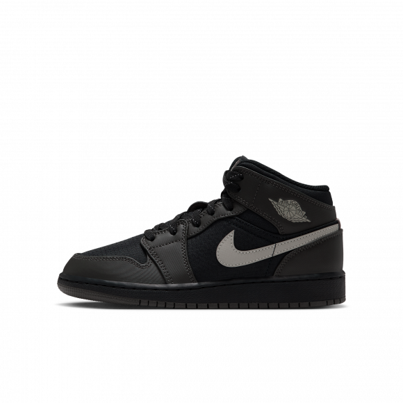 Air Jordan 1 Mid Utility GS 'Black Spruce Fog' | Kid's Size 7 - IX6987-001