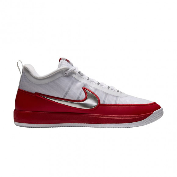 Nike Book 2 'White University Red Metallic Silver' | Men's Size 8 - IZ2372-106
