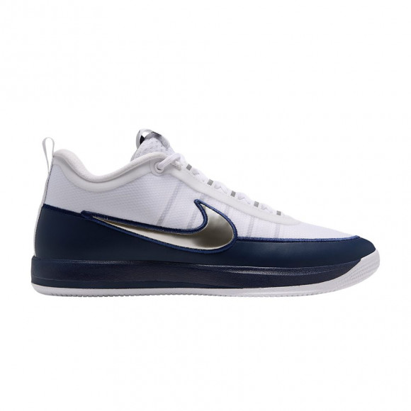 Nike Book 2 'White Midnight Navy Metallic Silver' | Men's Size 10 - IZ2372-107