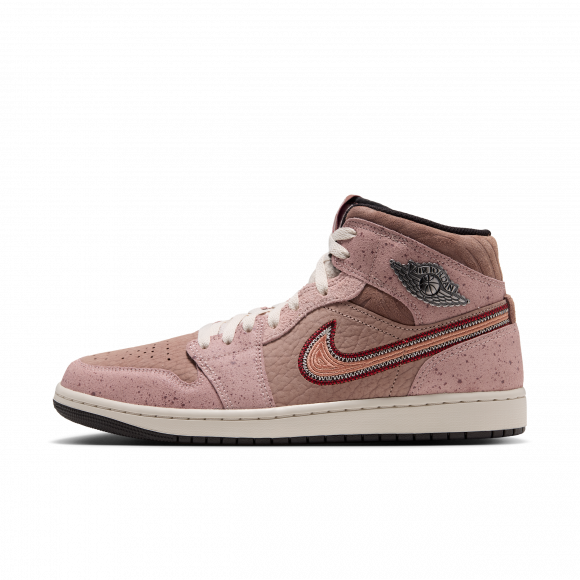 Air Jordan 1 Mid SE Día de Muertos-sko til mænd - brun - IZ4718-283