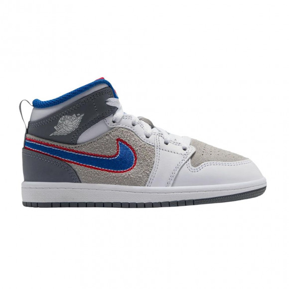 Space Jam x Air Jordan 1 Mid SE PS 'Hare' | White | Kid's Size 12 - IZ4721-001
