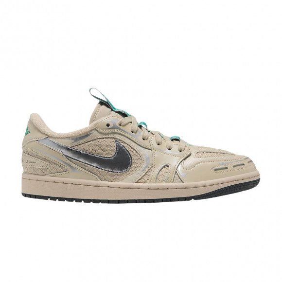 Air Jordan Wmns 1 Low Method Of Make 'Light Khaki Emerald Green' | Tan | Women's Size 8 - IZ6155-202