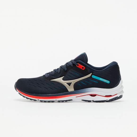 Mizuno Wave Rider 24 India Ink/ Platinum/ Blue - J1GC200342