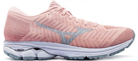 Womens Mizuno Waveknit R2 'Pink' Pink/Grey WMNS Marathon Running Shoes/Sneakers J1GD182935 - J1GD182935