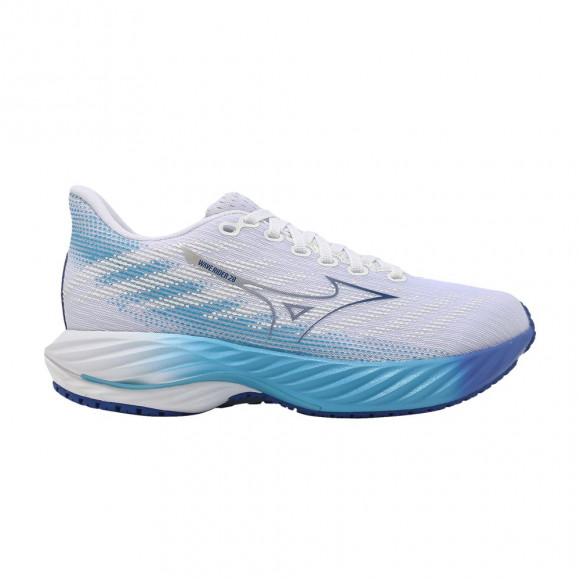 Mizuno Wmns Wave Rider 28 Wide 'White Mugen Blue' | Women's Size 10.5 - J1GD240621