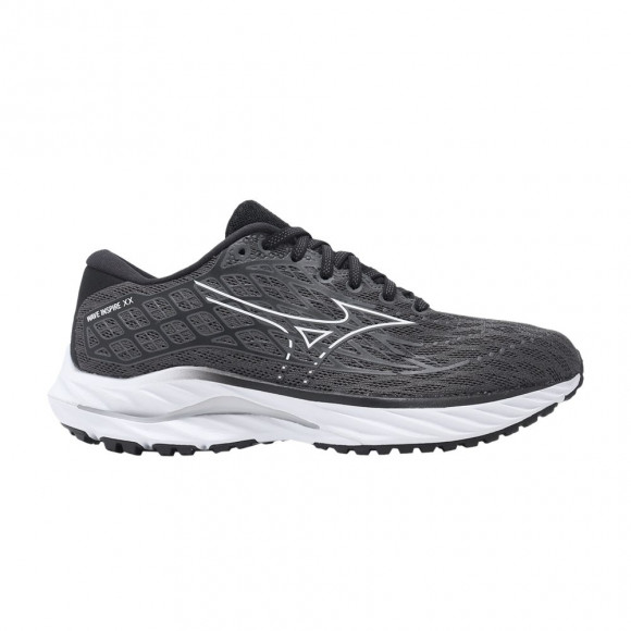 Mizuno Wmns Wave Inspire 20 Wide 'Ebony White Black' | Women's Size 10 - J1GD244622