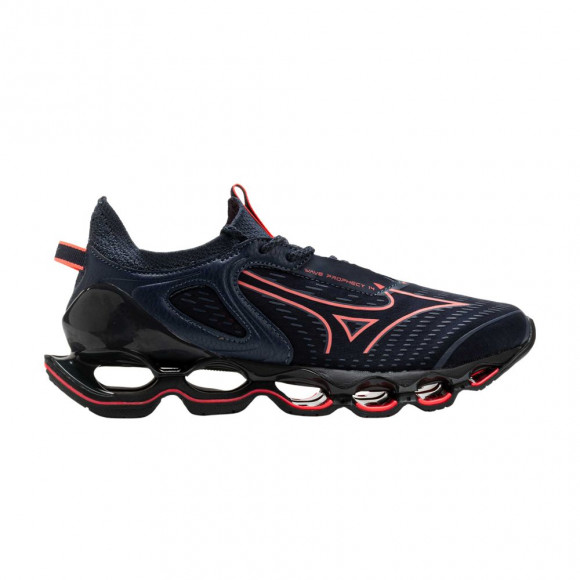 Mizuno Wmns Wave Prophecy 14 'Odyssey Grey Striking Coral' | Women's Size 10 - J1GD250071