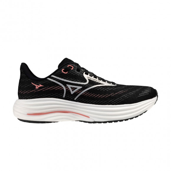 Mizuno Wmns Wave Rider 29 Super Wide 'Black Silver' | Women's Size 7 - J1GD250675