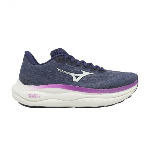 Mizuno Wmns Wave Sky 9 Super Wide 'Navy White' | Blue | Women's Size 8 - J1GD251295