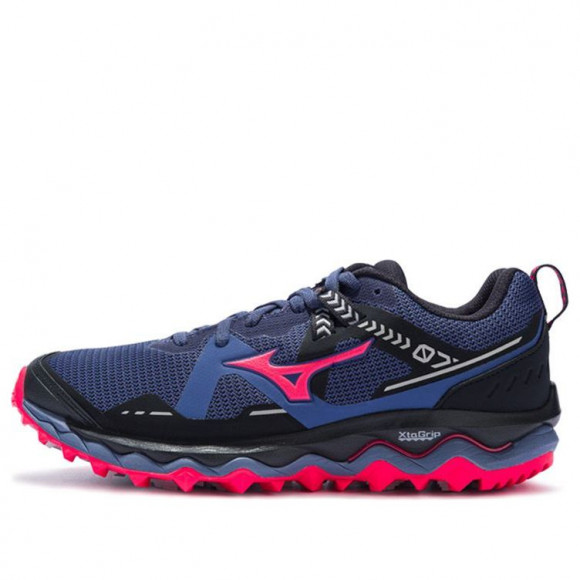 Mizuno Mujin 7 Womens WMNS Blue/Red Marathon Running Shoes J1GK207038 - J1GK207038