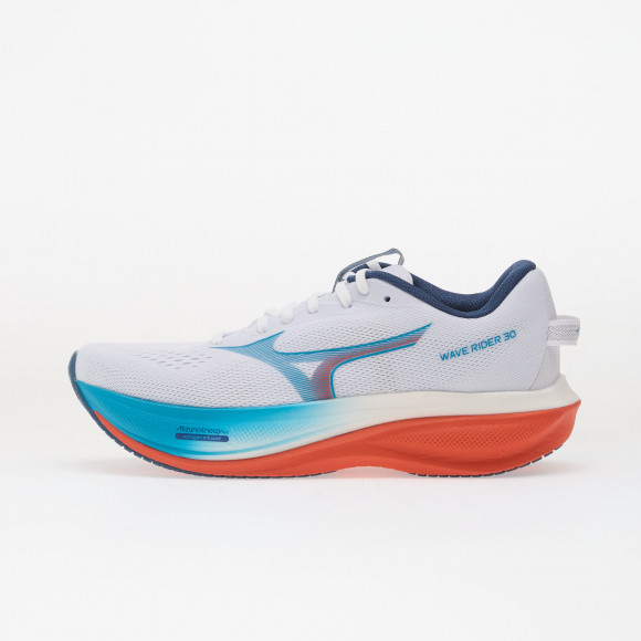 Sneakers Mizuno WAVE RIDER 30 White/ Blue Jewel/ Orange - J1GM262051
